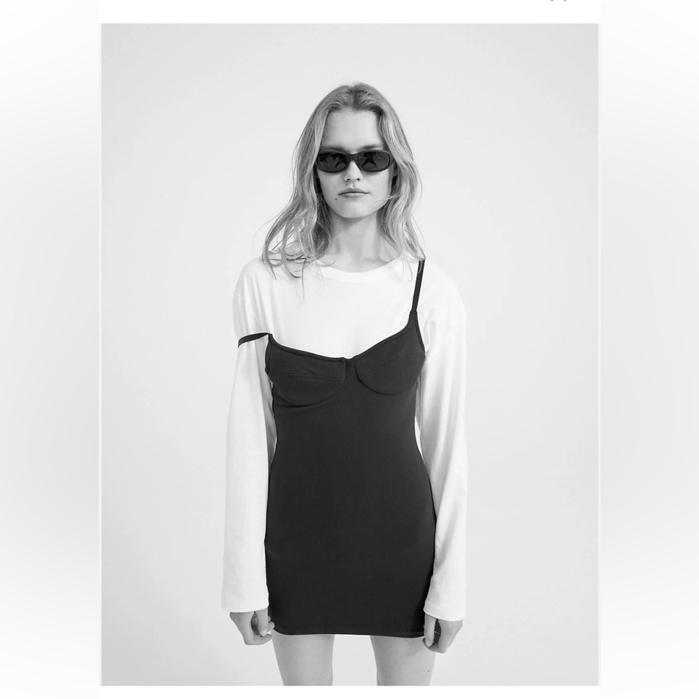 CALVIN KLEIN x HERON PRESTON WMNS CORSET DRESS L - Picture 2 of 16